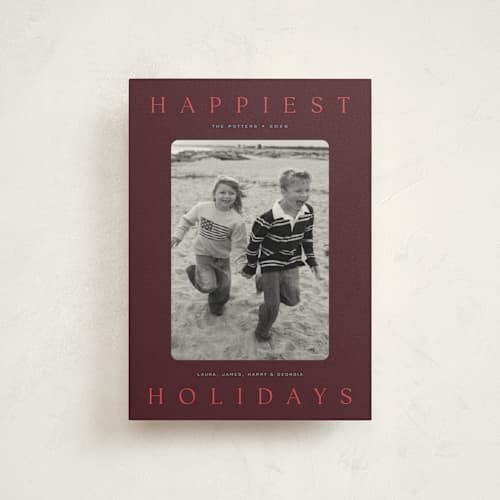 This is a sugarplum christmas postcards with standard by Alston Foster called the happiest printing on signature in postcard