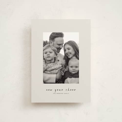 This is a newsprint christmas postcards with standard by Lea Delaveris called above all printing on signature in postcard
