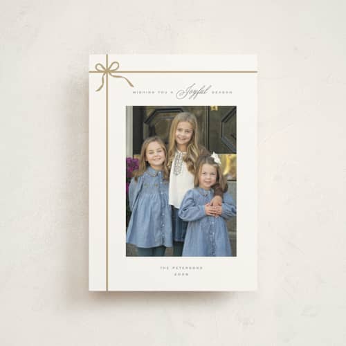 This is a tinsel christmas postcards with standard by Vanessa Doyle called gift printing on signature in postcard