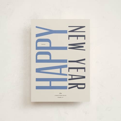 This is a starry night christmas postcards with standard by Carrie Moradi called headline printing on signature in postcard