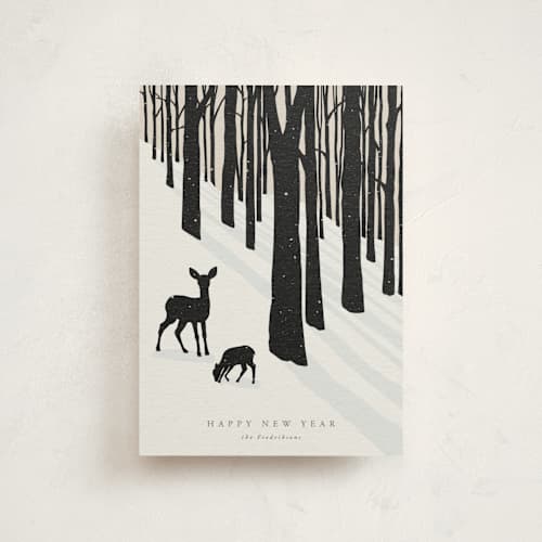 This is a coal christmas postcards with standard by itsjensworld called all is calm printing on signature in postcard