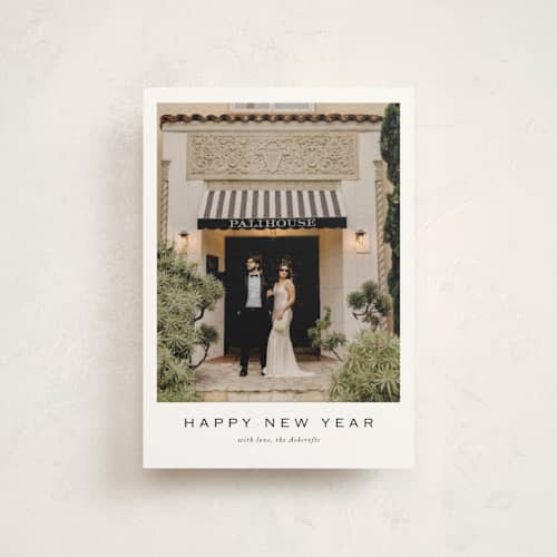 This is a ebony christmas postcards with standard by Yaling Hou Suzuki called about time printing on signature in postcard