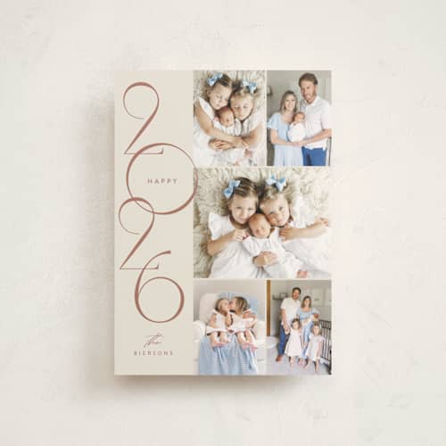 This is a chai christmas postcards with standard by Jessica Williams called stacked gallery printing on signature in postcard