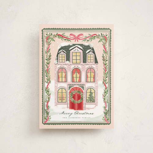 This is a candy christmas postcards with standard by Petra Kern called la baita printing on signature in postcard