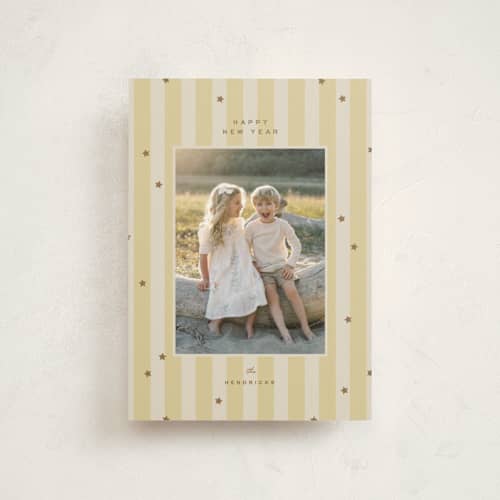 This is a butter christmas postcards with standard by Ellen Schlegelmilch called stars & stripes printing on signature in postcard