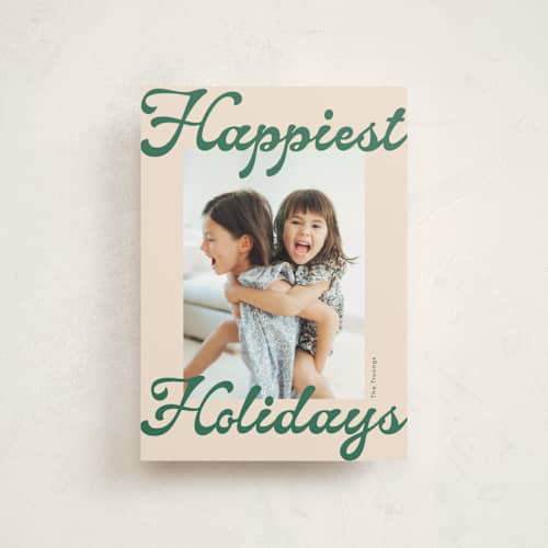 This is a lagoon christmas postcards with standard by Phrosné Barwood called chappies printing on signature in postcard