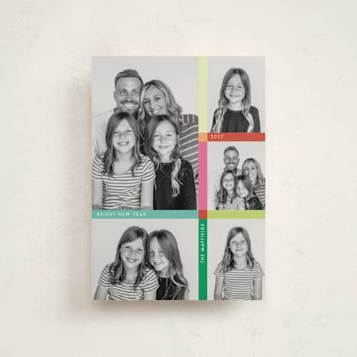 This is a gumdrop christmas postcards with standard by Morgan Kendall called color coded printing on signature in postcard