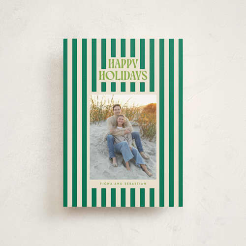 This is a balsam christmas postcards with standard by Ekko Studio called bold & bright printing on signature in postcard