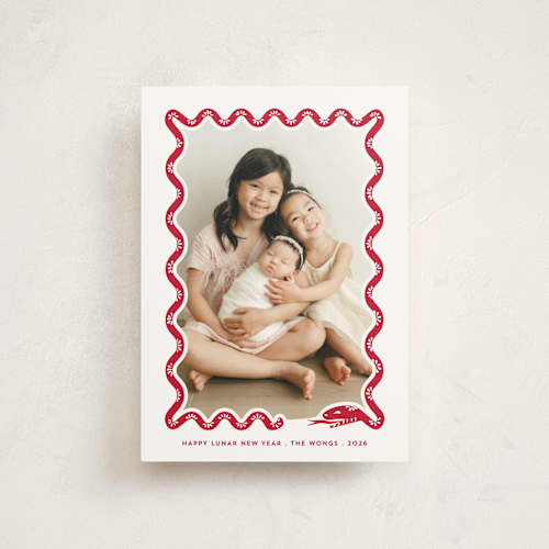 This is a bayberry chinese new year cards with standard by Gwen Bedat called tsim sha tsui printing on signature in postcard