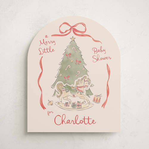 This is a peppermint baby shower decorations with standard by Creo Study called toys and joy printing on premium sign board in 16x20