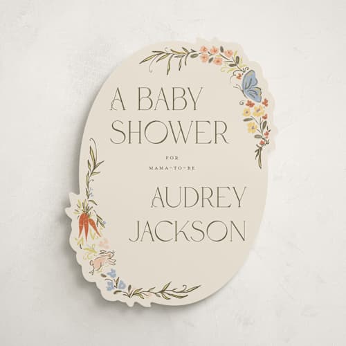 This is a creamery baby shower decorations with standard by Vera Lim called whimsical frame printing on premium sign board in 16x20