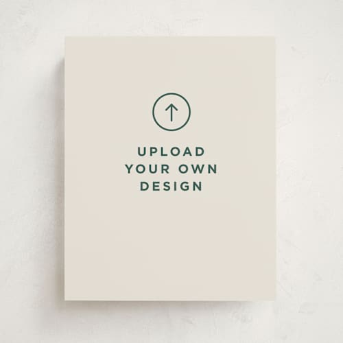 This is a a baby shower decorations with standard by Minted called upload your own design printing on doublethick in 8x10