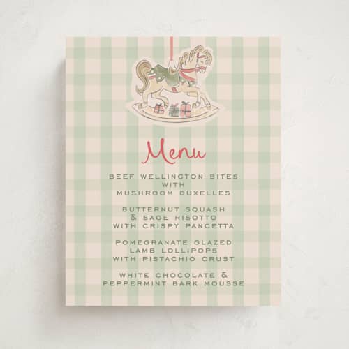 This is a peppermint baby shower decorations with standard by Creo Study called toys and joy printing on doublethick in 8x10