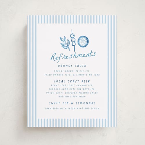 This is a ocean baby shower decorations with standard by Itsy Belle Studio called coastal baby printing on doublethick in 8x10
