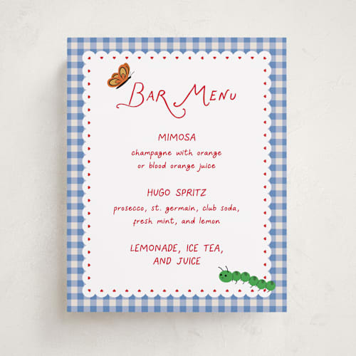 This is a sky baby shower decorations with standard by Jennifer Lew called love bug printing on doublethick in 8x10