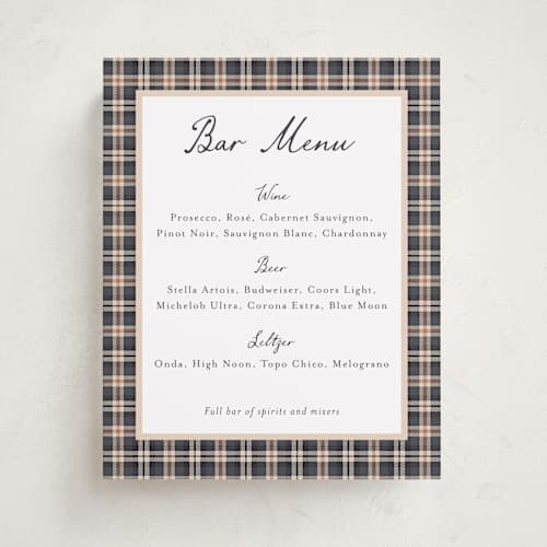 This is a navy baby shower decorations with standard by Erin German called teddy bear monogram printing on doublethick in 8x10