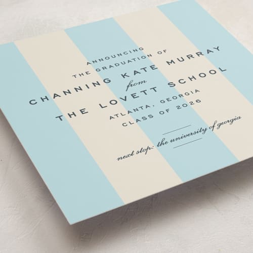 This is a lion graduation announcements with standard by Megan Davis called campania printing on signature in standard