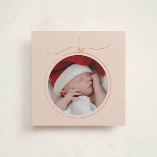 This is a gumdrop holiday photo cards with standard by Jelena Vuletic called crystal printing on recycled smooth signature in square