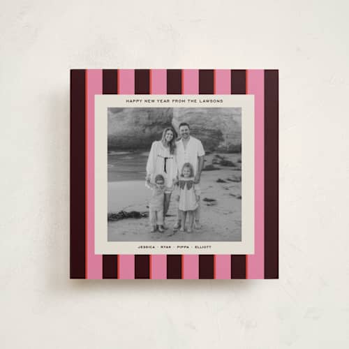 This is a gumdrop holiday photo cards with standard by Megan Davis called polo printing on recycled smooth signature in square