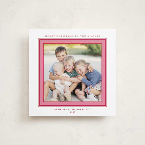 This is a gumdrop holiday photo cards with standard by Alston Foster called colorful wishes printing on recycled smooth signature in square