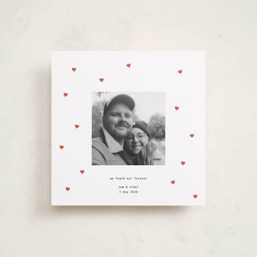 This is a heart valentines day with standard by Blustery August called locket printing on recycled smooth signature in square