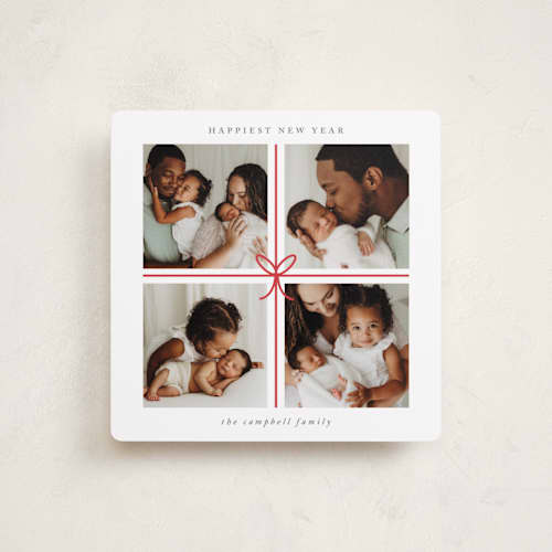 This is a candy cane babys first christmas with standard by Roopali called christmas gift printing on recycled smooth signature in standard