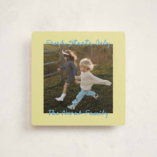 This is a halo holiday photo cards with standard by Jelena Vuletic called merribelle printing on recycled smooth signature in square