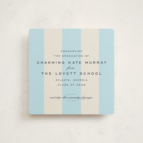 This is a lion graduation announcements with standard by Megan Davis called campania printing on signature in standard