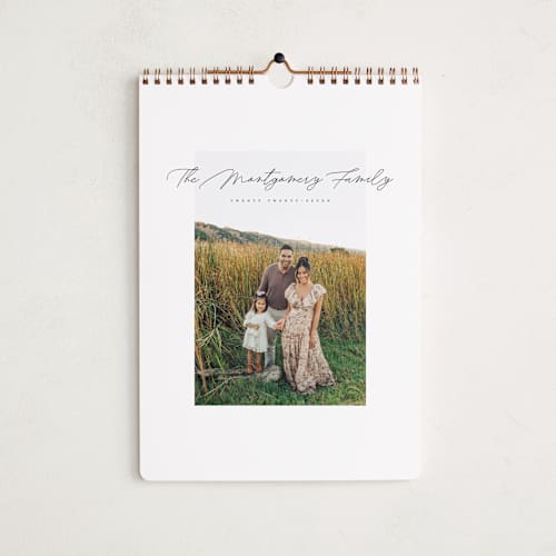 This is a snow photo calendars with standard by Pixel and Hank called simple details printing on premium calendar paper in standard