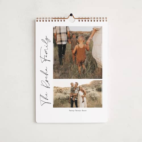 This is a onyx photo calendars with standard by Sarah Curry called ink pen printing on premium calendar paper in standard