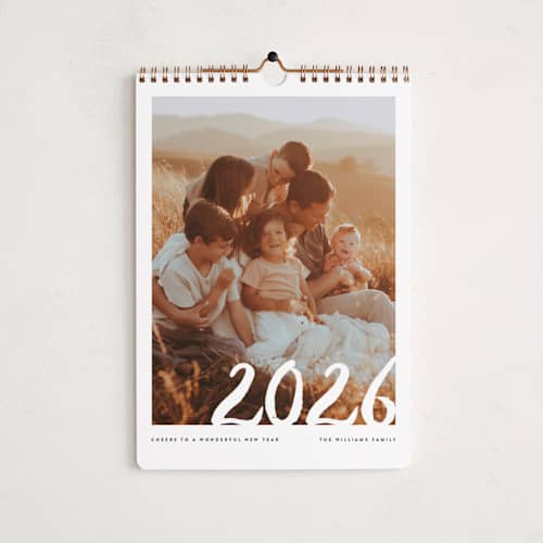 This is a pearl photo calendars with standard by Jennifer Lew called sincere year printing on premium calendar paper in standard