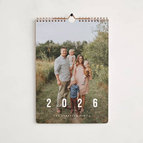 This is a ivory photo calendars with standard by Playground Prints called new adventures printing on premium calendar paper in standard