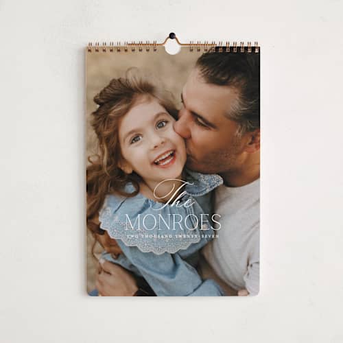 This is a cotton photo calendars with standard by Oscar and Emma - Karly Depew called classic allure printing on premium calendar paper in standard