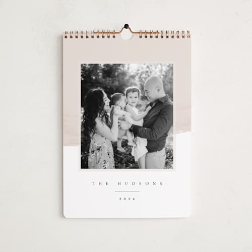 This is a blush photo calendars with standard by Monika Torun called color wash printing on premium calendar paper in standard