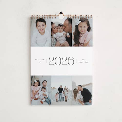 This is a stone photo calendars with standard by Brianne Larsen called classic year printing on premium calendar paper in standard