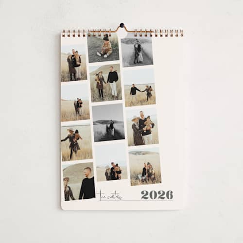 This is a champagne photo calendars with standard by Robin Ott called proof printing on premium calendar paper in standard
