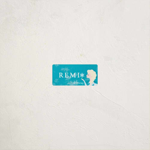 This is a frost name labels with standard by Holly Whitcomb called elsa's snowflakes printing on waterproof sticker paper in sticker