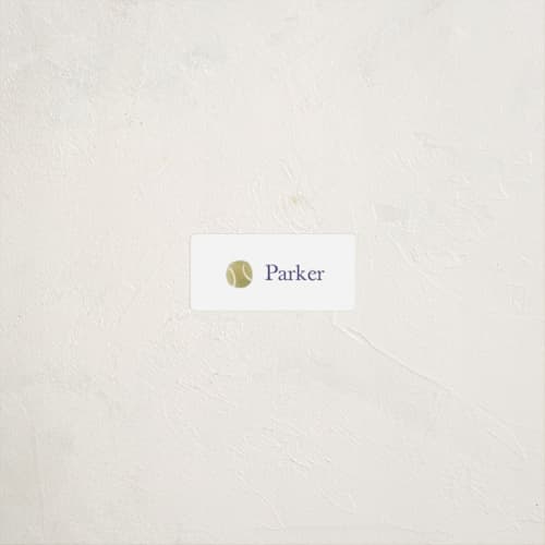 This is a ice name labels with standard by Teju Reval called sportsy tennis printing on waterproof sticker paper in sticker