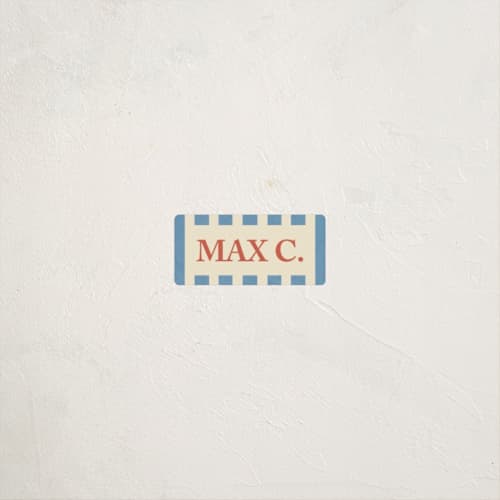 This is a azure name labels with standard by motifmyway called elegant stripes printing on waterproof sticker paper in sticker
