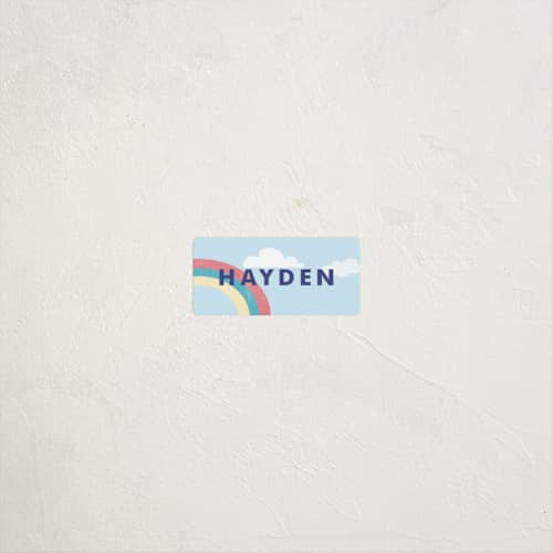 This is a sky name labels with standard by chocomocacino called zora printing on waterproof sticker paper in sticker