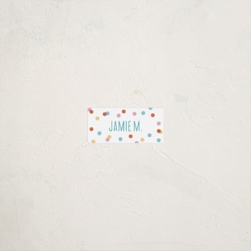 This is a carnation name labels with standard by Carrie ONeal called one printing on waterproof sticker paper in sticker