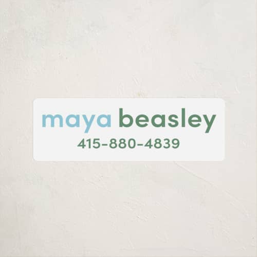 This is a lake name labels with standard by Megan Davis called camp colors printing on waterproof sticker paper in sticker