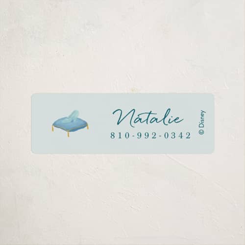 This is a lagoon name labels with standard by Susan Moyal called disney's cinderella fairytale printing on waterproof sticker paper in sticker