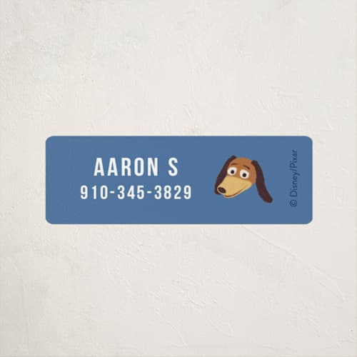 This is a sky name labels with standard by Dani Lugato called toys printing on waterproof sticker paper in sticker