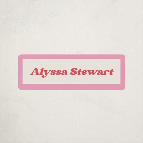 This is a gumdrop name labels with standard by Megan Davis called nola printing on waterproof sticker paper in sticker