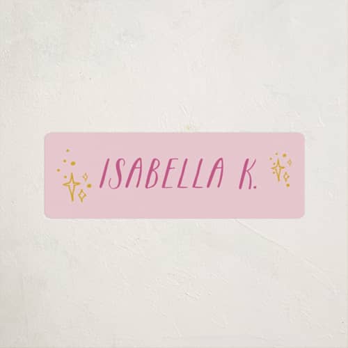 This is a candy name labels with standard by Shiny Penny Studio called royal highness printing on waterproof sticker paper in sticker