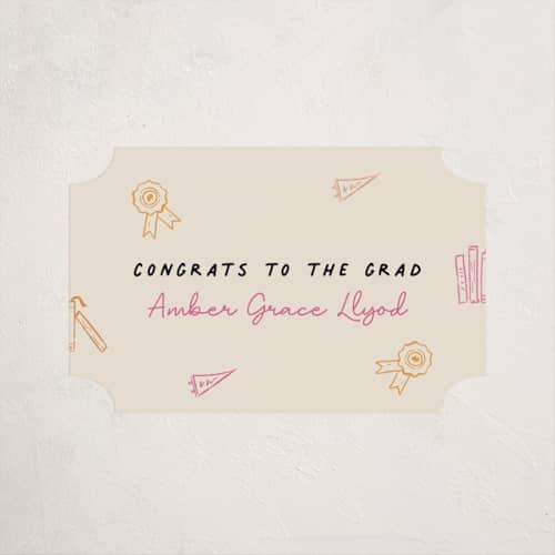 This is a fruitloop graduation stickers with standard by Vera Lim called iconic printing on uncoated sticker paper in sticker