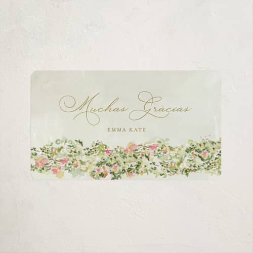 This is a evergreen kids stickers with standard by Lucrecia Caporale called floral arch printing on uncoated sticker paper in sticker