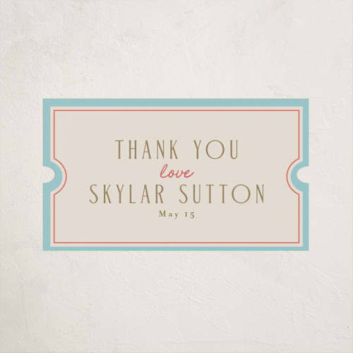 This is a sky baby shower favor labels with standard by Tamara Hilje called circus circus printing on uncoated sticker paper in sticker
