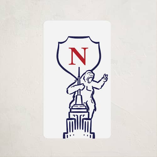 This is a nyc kids stickers with standard by mo kelley called nyc printing on uncoated sticker paper in sticker